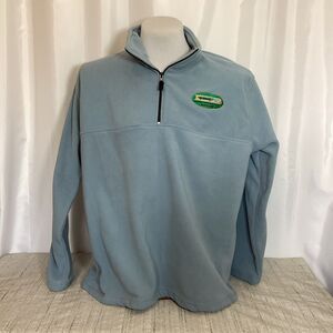 Randall Made Knives Patch Fleece Pullover Jacket Blue 3/4 Zip